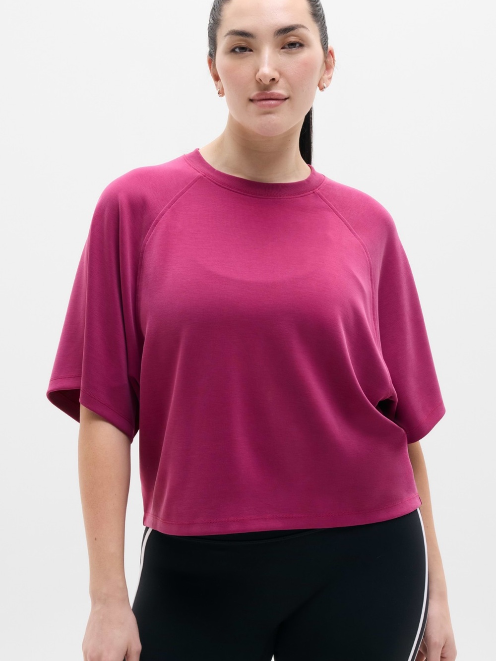 Athleta Seasoft Tee Wildberry